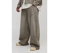 Grande taille - Jean baggy surteint homme - pierre - 38, pierre