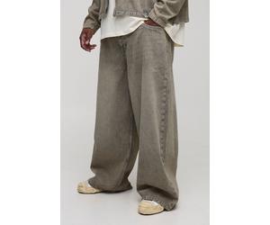 Grande taille - Jean baggy surteint homme - pierre - 42, pierre