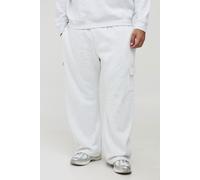 Grande taille - Jogging cargo droit homme - gris - 2XL, gris