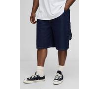 Grande taille - Jogging charpentier droit à mousqueton homme - indigo - 40, indigo