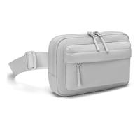 Grande taille - Mini sac banane - Sangle extra longue de 177,8 cm - Double compartiment - Bandoulière étendue - Sac banane pour femme - Sac banane élégant - Sac à bandoulière unisexe pour homme