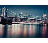 Grande Taille New York Brooklyn Pont Noir Papier Peint Photo Murale Adulte Ado