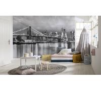 Grande Taille New York Brooklyn Pont Noir Papier Peint Photo Murale Adulte Ado
