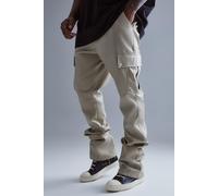 Grande taille - Pantalon flare homme - pierre - 42, pierre