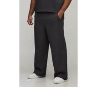 Grande taille - Pantalon large plissé homme - gris - 2XL, gris