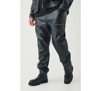 Grande taille - Pantalon skinny homme - noir - 44, noir