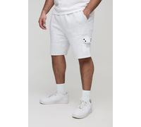 Grande taille - Short utilitaire en jersey homme - gris - 4XL, gris