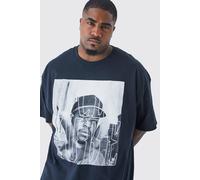 Grande taille - T-shirt à imprimé Ice Cube homme - noir - 4XL, noir
