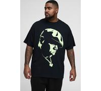 Grande taille - T-shirt à imprimé Notorious BIG homme - noir - 3XL, noir