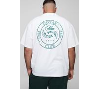 Grande taille - T-shirt oversize à col montant - MAN homme - blanc - 5XL, blanc