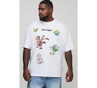 Grande taille - T-shirt oversize à imprimé Toy Story homme - blanc - 3XL, blanc