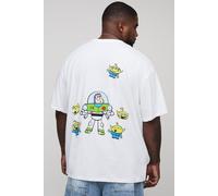 Grande taille - T-shirt oversize à imprimé Toy Story homme - blanc - 3XL, blanc