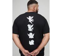 Grande taille - T-shirt oversize à slogan - MAN homme - noir - 5XL, noir