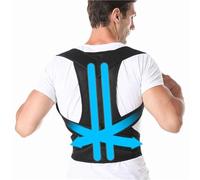 Grande Taille XS-5XL Corset Lombaire Correcteur De Posture Fini L'avachissement Femmes Hommes Correcteur De Colonne Vertébrale Pour Le Soutien Des Épaules, Du Cou Et Des Clavicules(XL)