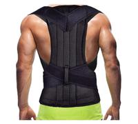 Grande Taille XS-5XL Corset Lombaire Correcteur De Posture Pour Scoliose Homme Femme Ceinture De Soutien Lombaire Réglable Soutien Épaules, Cou, Clavicules Entraîneur De Posture(4XL)