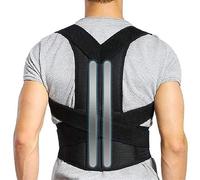 Grande Taille XS À 5XL Correcteur De Posture Entièrement Réglable Hommes Et Femmes Ceinture De Maintien Dorsale Complète Correcteur De Posture Pour La Colonne Vertébrale(Black,L)