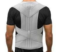 Grande Taille XS À 5XL Correcteur De Posture Réglable Pour Scoliose Corset Lombaire Hommes Et Femmes Ceinture De Maintien Dorsale Complète Appareil De Maintien Postural(Gray,5XL)