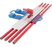 Grande taloche en béton avec support réglable pour un lissage de grande surface et flottant multi-angles sur des surfaces en béton