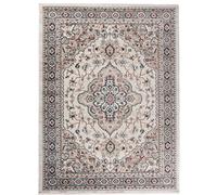 Grande Tapis d'Orient - Blanc Beige CRÈME - Motif Persan Traditionnel et Oriental - Tapis de Salon Ultra Doux - AYLA - 300_x_400_cm