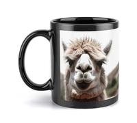 Grande tasse à café en porcelaine drôle d'alpaga lama tasse à café en céramique avec poignée tasse à thé amusante pour bureau et maison tasses à café uniques