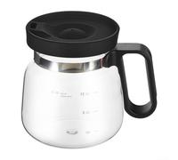 Grande tasse à café en verre de 473,6 g avec construction résistante à la chaleur avec couvercle de voyage et paille pour éviter les déversements et une utilisation pratique à la maison ou à