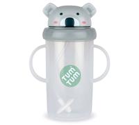 Grande Tasse Anti Fuite + Paille Lestée Koala - 300 Ml Gris TU