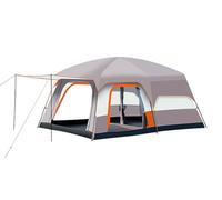 Grande tente de camping étanche pour 4 à 6 personnes, ventilation à 360°, moustiquaire, imperméable, résistante à l'abrasion et aux déchirures