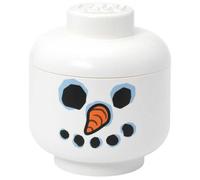 Grande Tête Lego pour rangement taille L - Snowman