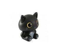 Grande tirelire chat noir