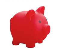 Grande tirelire en plastique en forme de cochon pour garçon et fille - Cadeau mignon - Créatif - Pour cartes bancaires - Banque en céramique - Ananas (rouge, C)