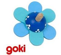 Grande Toupie En Bois Bleue Jouet Pour Enfant 4 Ans + G