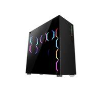 ABKONCORE BOITIER PC R780 Sync - rétro éclairage RGB - Noir - Verre trempé - Format E-ATX (ABKO-RMS-780-SYNC)