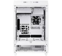 grande tour Thermaltake CA-1X1-00M6WN-00 Boîtier PC blanc compatible LCS, fenêtre latérale, convient pour un refroidissement à