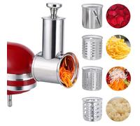 Grande trancheuse en acier inoxydable pour mixeurs KitchenAid, passe au lave-vaisselle, accessoires pour râpe à fromage et légumes avec 4 lames de coupe KINGEAGLE