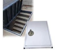 Grande trappe de sol carrelée pour sous-sol, cave, grenier, 76,2 x 76,2 cm - Solution d'entrée durable pour un accès et un rangement faciles