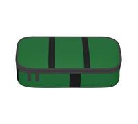 Grande trousse à crayons avec fermeture éclair Motif drapeau du Sultanat de Delhi, Noir , Taille unique, Valise