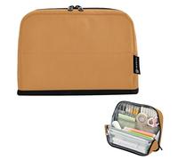 Grande trousse à crayons avec fermeture éclair - Trousse de rangement pour salle de classe - Pour garçons - Fournitures scolaires - Pérou