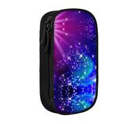 Grande trousse à crayons avec imprimé étoiles mystérieuses pour enfants, garçons, école, bureau