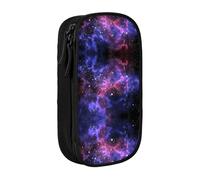Grande trousse à crayons avec imprimé univers galaxie et espace pour enfants, garçons, école, bureau