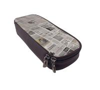 Grande trousse à crayons avec motif papillon violet et noir pour le bureau, petite pochette à fermeture éclair pour crayons, Journal, Taille unique, Trousse de maquillage