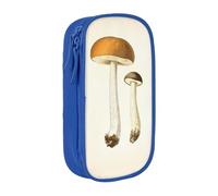 Grande trousse à crayons comestibles avec imprimé champignons pour enfants, garçons, école, bureau