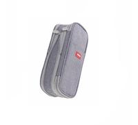 Grande trousse à crayons de grande capacité avec compartiment, organiseurs de papeterie, trousse à stylos pour garçons, filles, adolescents, étudiants, gris, Grande trousse à crayons