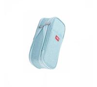Grande trousse à crayons de grande capacité avec compartiment, organiseurs de papeterie, trousse à stylos pour garçons, filles, adolescents, étudiants, vert menthe, Grande trousse à crayons