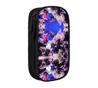 Grande trousse à crayons motif monde sous-marin avec imprimé corail pour enfants, garçons, école, bureau