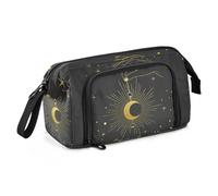 Grande trousse à crayons pour filles et garçons, motif lune, alchimie, sorcière, fournitures scolaires secondaires, fournitures de bureau, trousse à crayons organisée pour enfants, adolescents