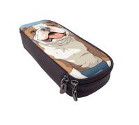 Grande trousse à crayons pour soirée à Vancouver - Petite pochette à fermeture éclair pour crayons, Bulldog anglais, Taille unique, Trousse de maquillage