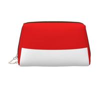 Grande trousse de maquillage de voyage imprimée drapeau de Basse-Saxe avec 3 poches intérieures pour les essentiels, Drapeau de Hesse, One Size, Classique