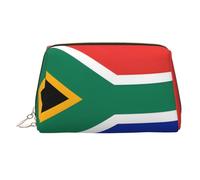 Grande trousse de maquillage de voyage imprimée drapeau de l'Espagne, 3 poches intérieures pour les essentiels, Drapeau Afrique du Sud., One Size, Classique