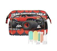 Grande trousse de maquillage légère pour la Saint-Valentin Motif monstres