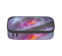 Grande trousse de rangement colorée avec imprimé galaxie pour adolescent, papeterie, école, université, affaires, voyage